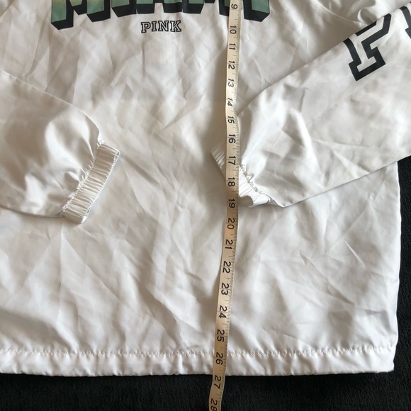 Victoria secrets pink windbreaker big Xsmall Miami - Picture 7 of 10